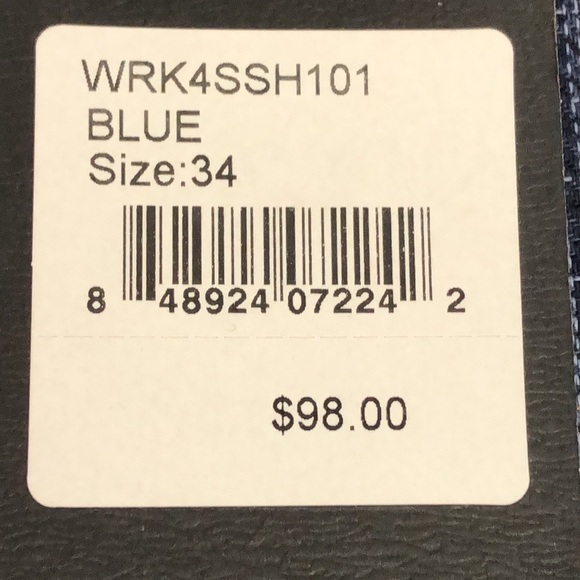 WRK Shorts:Navy Size 34 - Picture 15 of 15